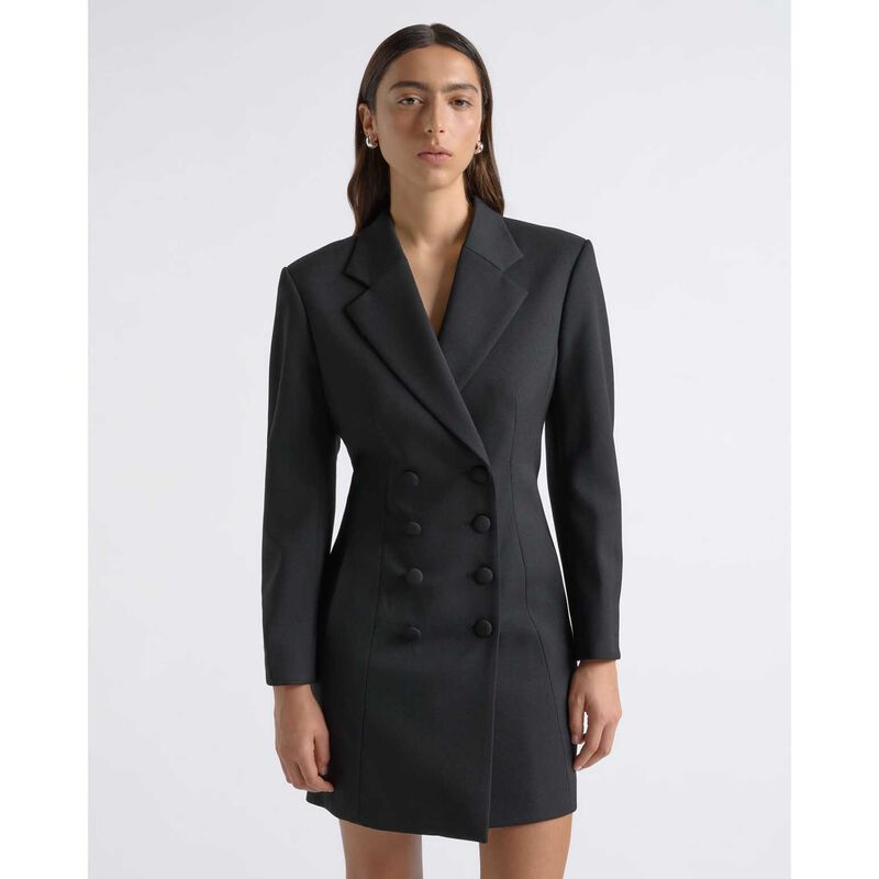 Cue Double Breasted Blazer Dress image number 11